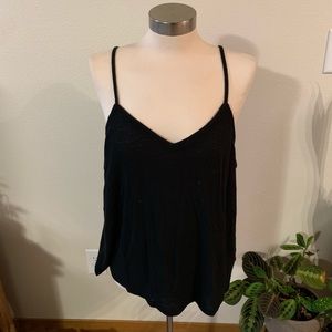 Universal Thread Tops - NWOT Black crisscross back tank Universal Thread Tops - NWOT Black crisscross back tank